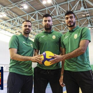 Voleibolistas iranianos em Portugal2