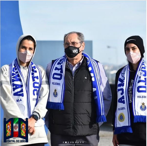 Voleibolistas iranianos em Portugal3