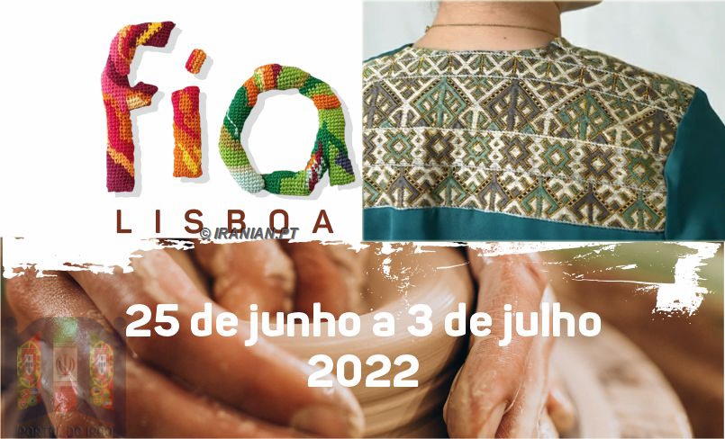 Iranianos na feira internacional de artesanato